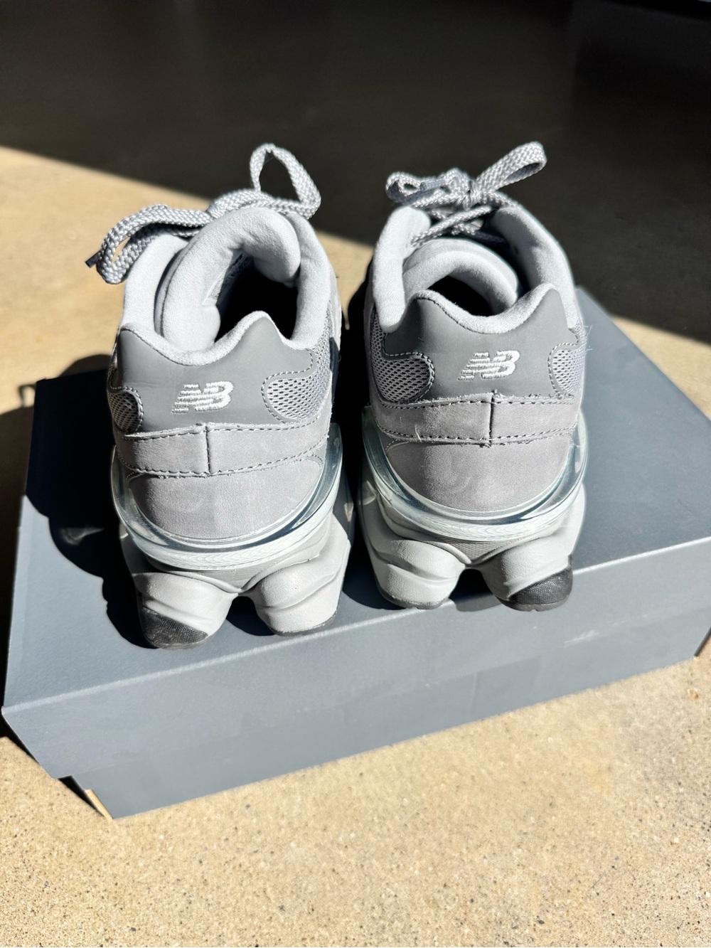 New Balance Women’s Grey Grey Suede Sneakers - Picture 4 of 8